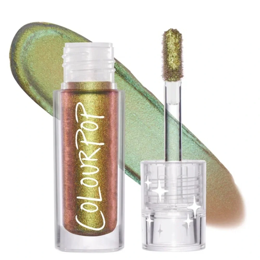 ColourPop Duo BFF Black Liquid Liner & Chrome Liquid Eyeshadow See You Later NIB